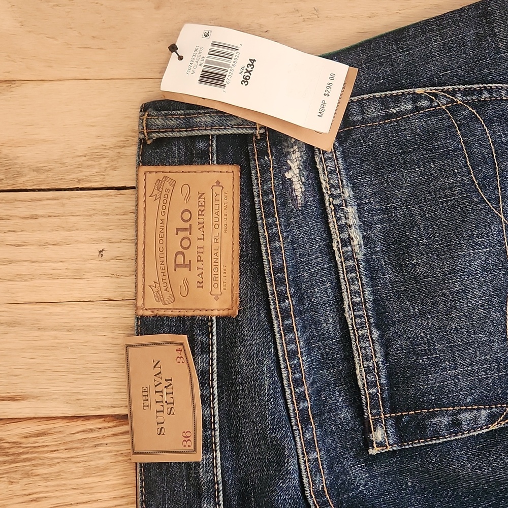 Polo Patchwork Sullivan Slim Denim Jeans - Picture 5 of 5